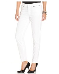 Calvin Klein Jeans Ankle Length Skinny Jeans White Wash