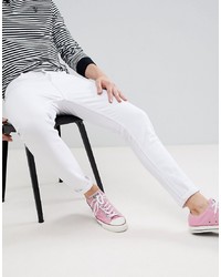 Pull&Bear Carrot Fit Jeans In White