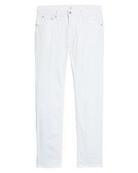 Brax Chuck Slim Fit Five Pocket Pants In White At Nordstrom