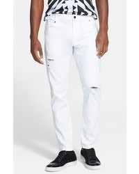 Versace Collection Relaxed Fit Destroyed Denim Jeans