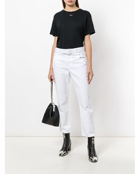Off-White Cropped Jeans