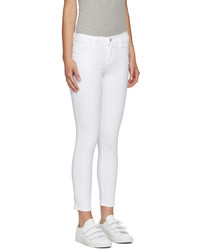 Frame Denim White Le Color Crop Jeans