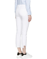 Frame Denim White Le High Straight Jeans