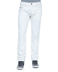 Diesel Safado White Washed Denim Jeans