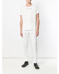 Ann Demeulemeester Distressed Slim Fit Jeans