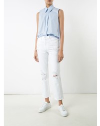 Alexander Wang Distressed Straight Jeans