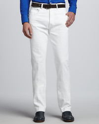 Kiton Five Pocket Jeans White