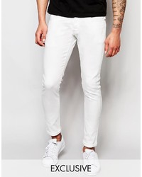 G Star Beraw Jeans 3301 A Super Slim Fit Superstretch White