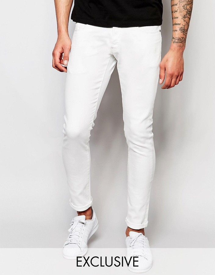 white g star jeans