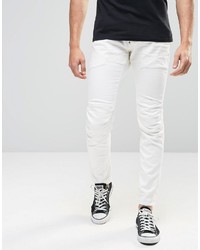G Star Jeans Elwood 5620 3d Super Slim Stretch 3d White Raw