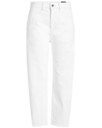Vince High Rise Utility Jeans With Cropped Ankles