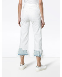 R13 High Waist Cropped Jeans