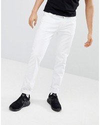 mens white armani jeans