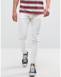 Jack and Jones Jack Jones Intelligence Jeans In Slim Fit In White