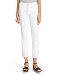 Frame Le High Straight High Rise Crop Jeans