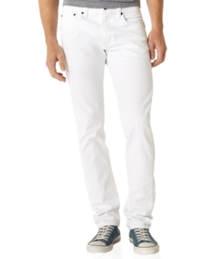 levi's 511 slim fit jeans white