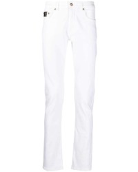 VERSACE JEANS COUTURE Logo Embroidered Slim Cut Jeans