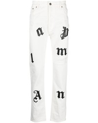 Palm Angels Logo Patch Distressed Jeans