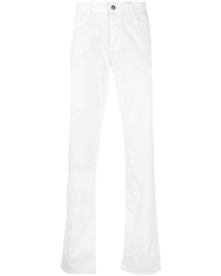 Canali Logo Patch Slim Fit Trousers