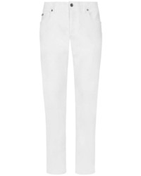 Dolce & Gabbana Logo Plaque Slim Fit Jeans
