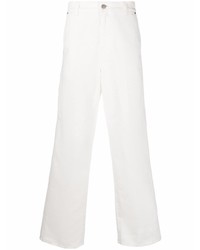 JW Anderson Logo Print Wide Leg Jeans