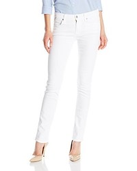 7 For All Mankind Modern Straight Jean In Clean White