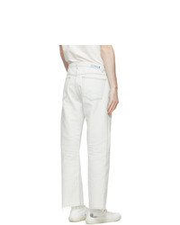 Maison Margiela Off White Bleached Jeans