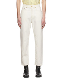 Tom Wood Off White Organic Cotton Jeans