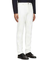 Lemaire Off White Straight Leg Jeans