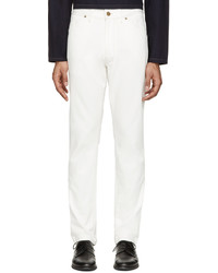 Lemaire Off White Straight Leg Jeans