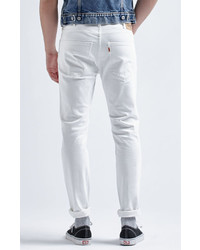 Afvigelse kvælende Sammenligne Levi's Orange Tab 510 Skinny Fit White Jeans, $79 | PacSun | Lookastic