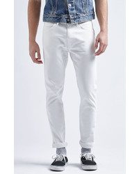 Levi's Orange Tab 510 Skinny Fit White Jeans