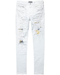 purple brand Patch Repair Low Rise Jeans