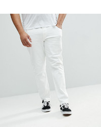 ASOS DESIGN Plus Slim Jeans In White