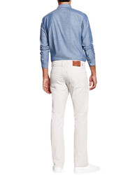 DL1961 Premium Denim Casual Slim Straight Leg Jeans White