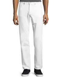 DL1961 Premium Denim Straight Leg Denim Jeans White