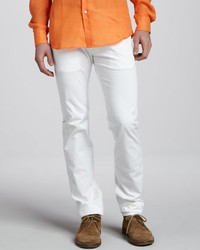Ralph Lauren Black Label Slim Jeans White