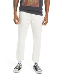 ROLLA'S Relaxo Chop Nonstretch Straight Leg Ankle Jeans In Salt At Nordstrom