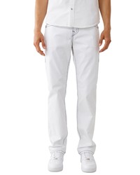 True Religion Brand Jeans Ricky Super T Straight Leg Jeans In Optic White At Nordstrom