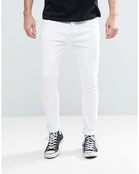 Brave Soul Skinny White Jeans