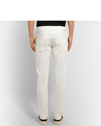 Saint Laurent Slim Fit 175cm Hem Dry Denim Jeans