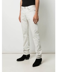 Saint Laurent Slim Fit Contrast Stitch Jeans