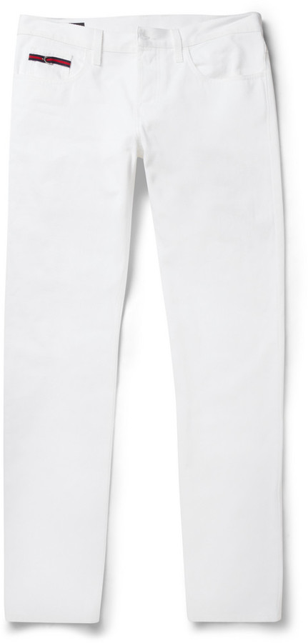 Gucci White Denim Skinny Jeans XXL Gucci