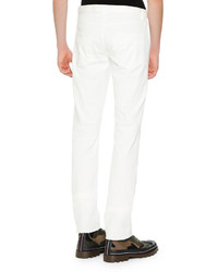Valentino Slim Fit Denim Jeans White