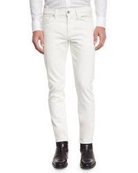 Tom Ford Slim Fit White Selvedge Denim Jeans White