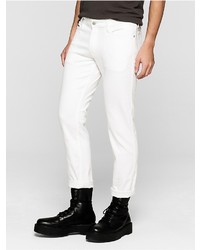 Calvin Klein Jeans Slim Straight Clean White Jeans