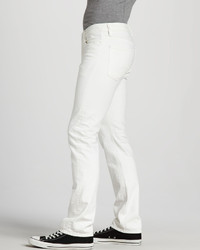 7 For All Mankind Slimmy Clean White Jeans