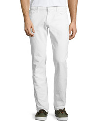 7 For All Mankind Slimmy Straight Leg Jeans Clean White