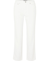Adaptation Slouch Cropped Mid Rise Straight Leg Jeans
