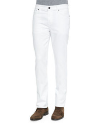 7 For All Mankind Standard Clean White Jeans White